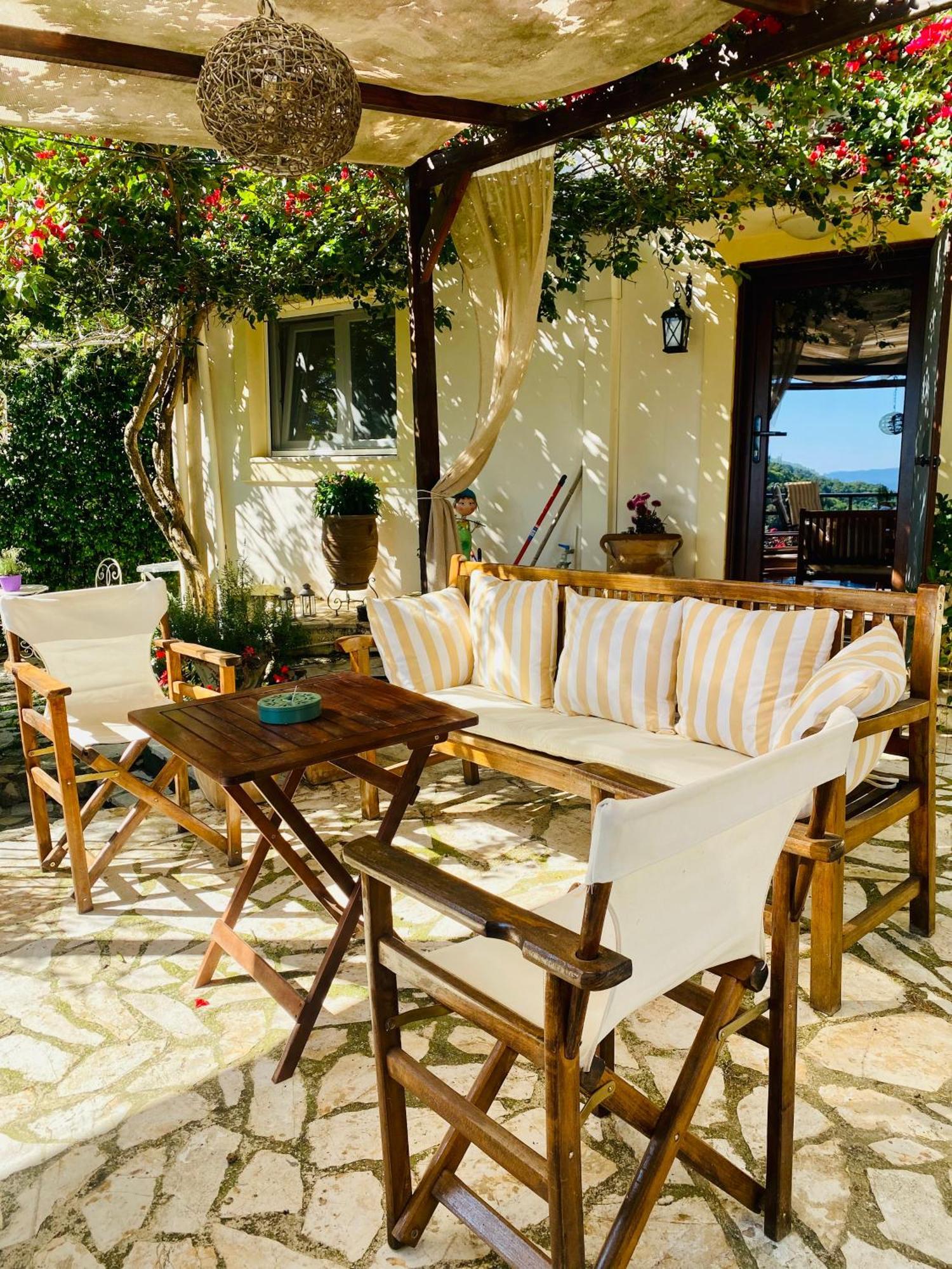 Lorantina Sea View Holiday House In Corfu - Near Barbati Beach Spartylas Екстериор снимка